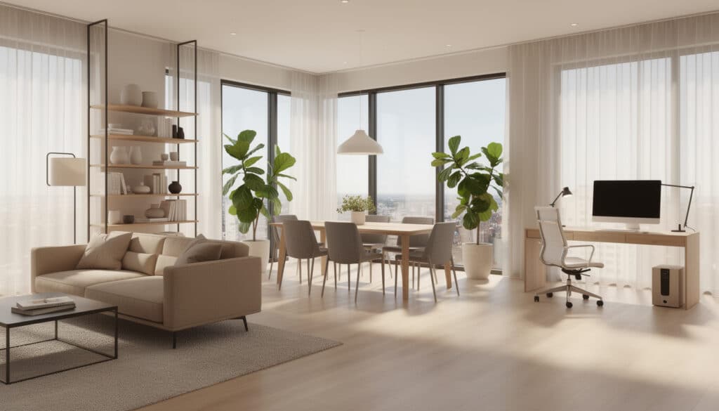 découvrez comment aménager votre maison en structurant les espaces sans utiliser de murs, pour un intérieur ouvert, moderne et fonctionnel.