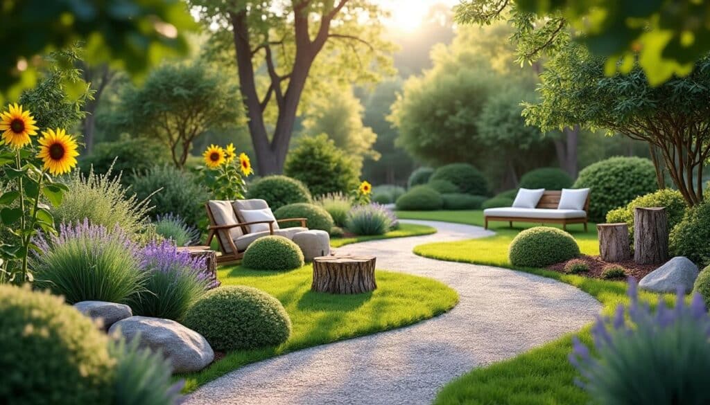 découvrez comment aménager votre jardin en créant des zones distinctes sans utiliser de cloisons, pour un espace ouvert, harmonieux et fonctionnel.