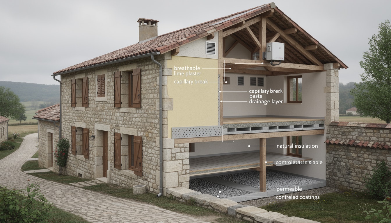 d&eacute;couvrez des solutions efficaces et durables pour r&eacute;duire l'humidit&eacute; dans votre maison ancienne et pr&eacute;server votre confort au quotidien.