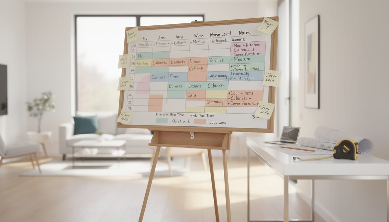 d&eacute;couvrez nos conseils pratiques pour r&eacute;aliser vos travaux maison tout en limitant leur impact sur votre quotidien et pr&eacute;server votre confort.