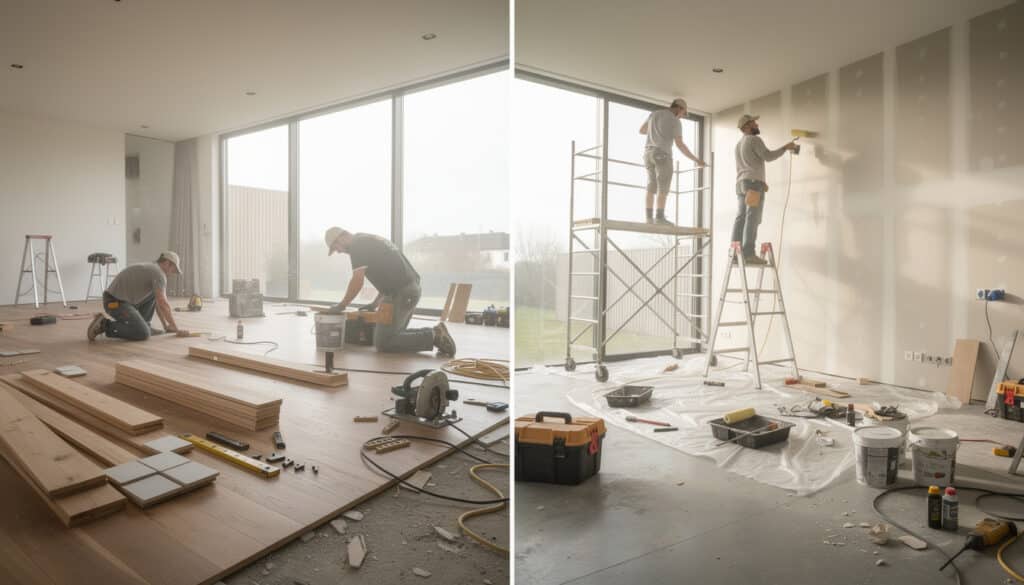 découvrez l'ordre idéal pour vos travaux maison : faut-il commencer par le sol ou les murs ? conseils pratiques pour réussir vos rénovations efficacement.