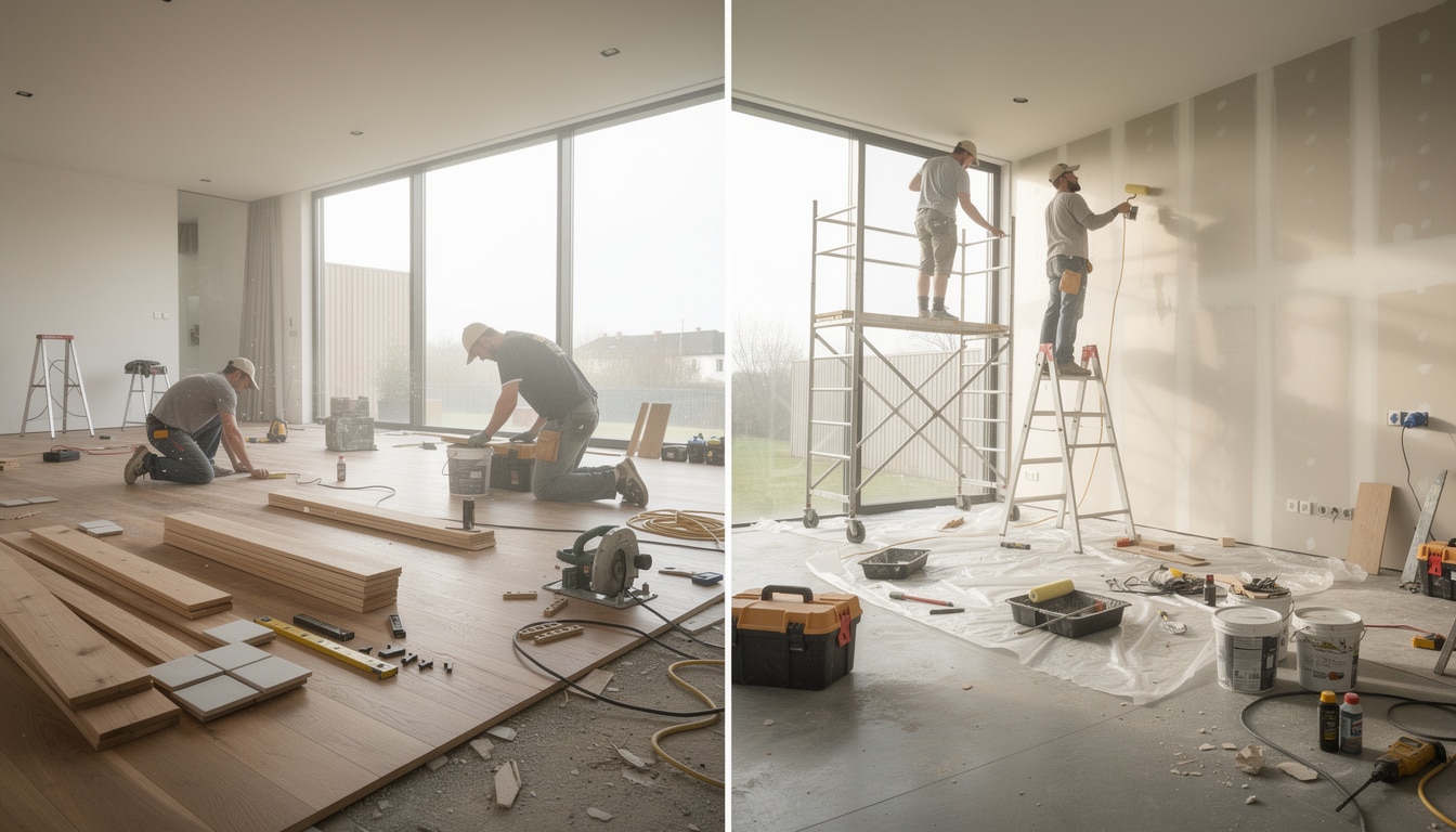 découvrez l'ordre idéal pour vos travaux maison : faut-il commencer par le sol ou les murs ? conseils pratiques pour réussir vos rénovations efficacement.