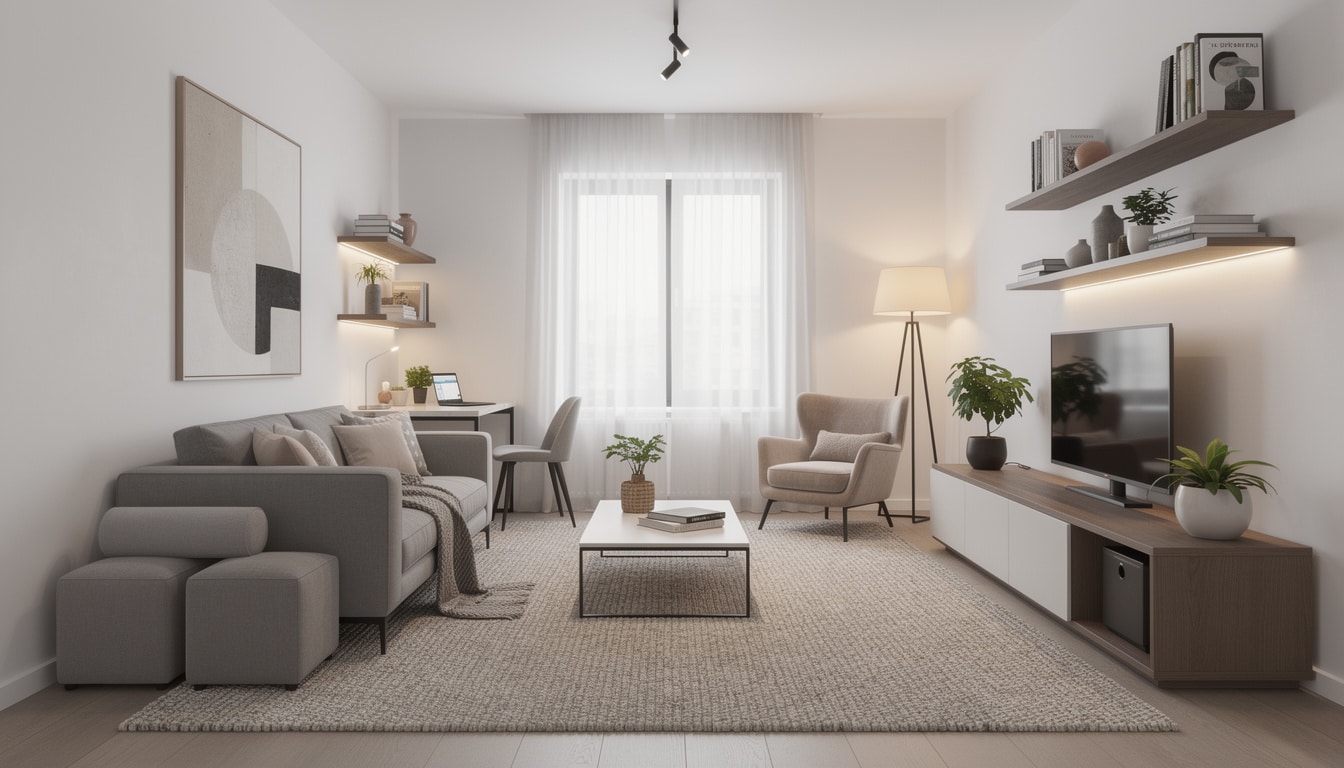 d&eacute;couvrez nos astuces pour am&eacute;nager une pi&egrave;ce multifonction avec style et praticit&eacute;, optimisant chaque espace pour r&eacute;pondre &agrave; tous vos besoins.