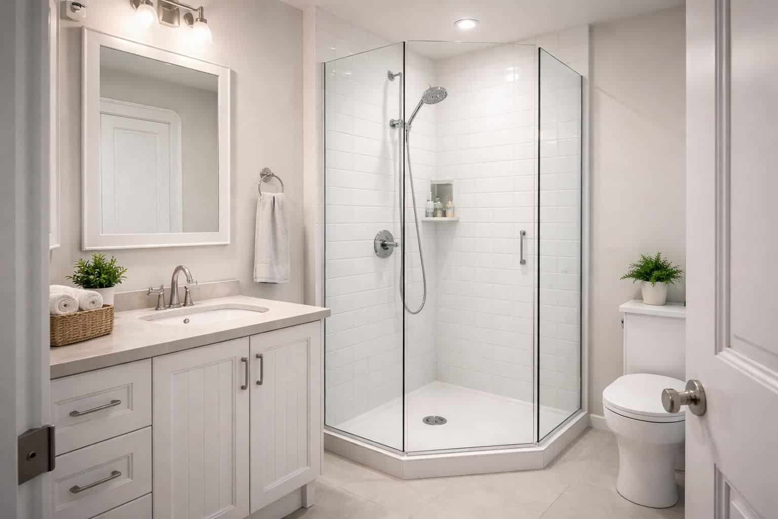 découvrez comment rénover facilement une petite salle de bain en remplaçant uniquement la douche pour un espace plus moderne et fonctionnel.