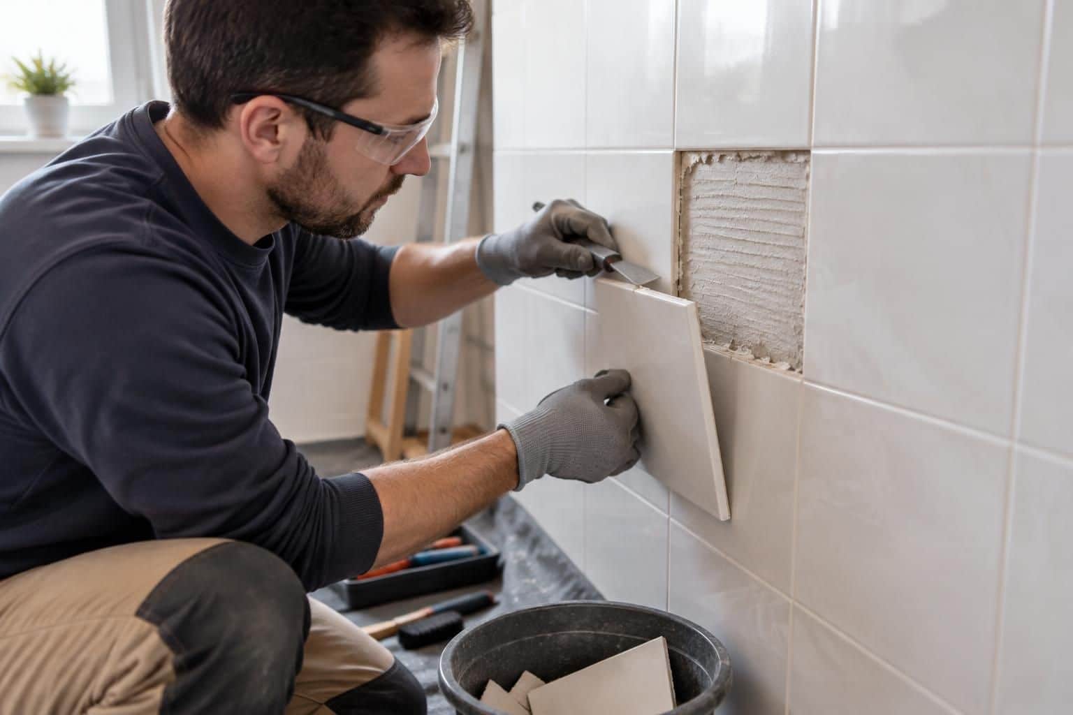 découvrez comment remplacer une faïence murale proprement, étape par étape, pour préserver la cloison et éviter les dégâts lors de la dépose.