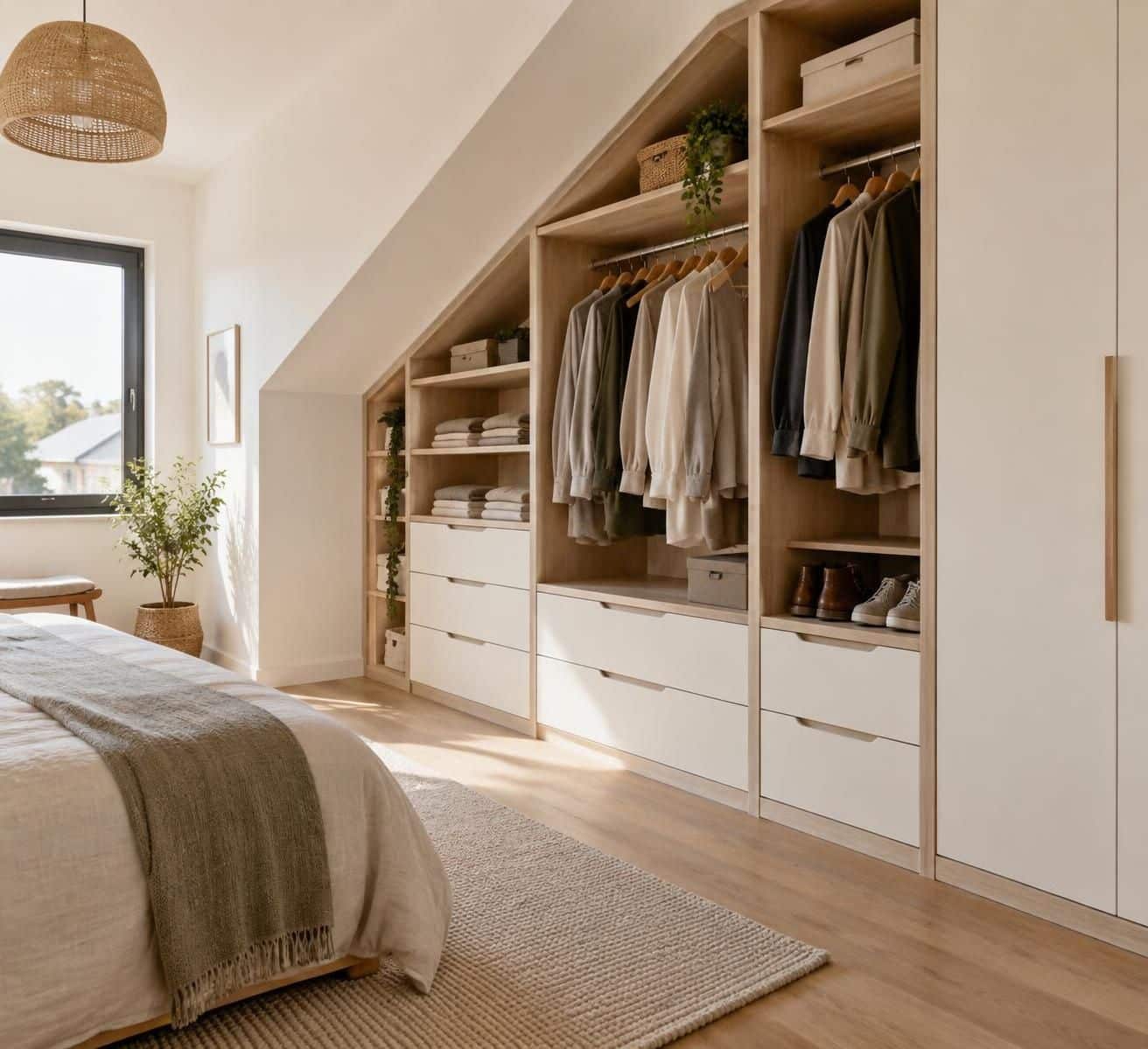 découvrez les rangements sur mesure adaptés à votre chambre rénovée : dressing, placards ou étagères pour optimiser chaque espace.
